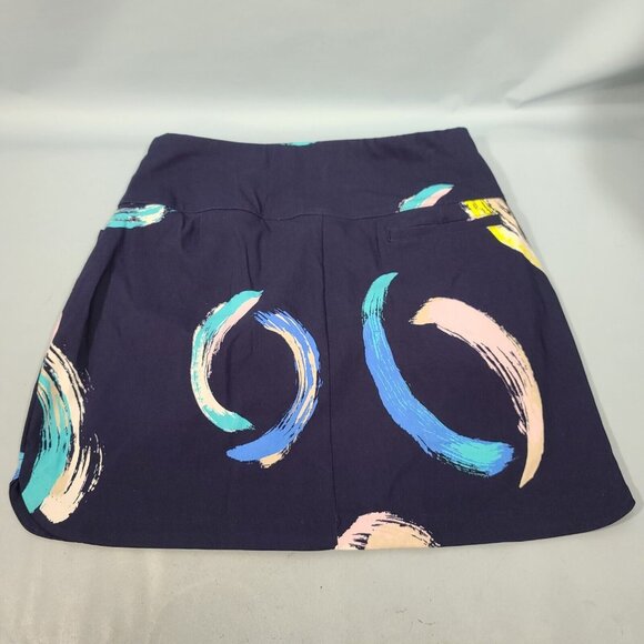 Lady Hagen 17" Tummy Control Skort Navy Print Women's Size Medium NWT - Picture 3 of 9